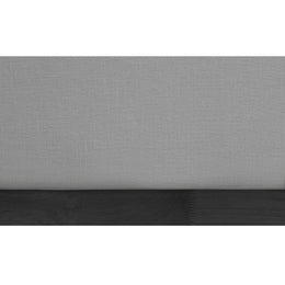 Meridian Flynn Grey Linen Textured Fabric Full Bed