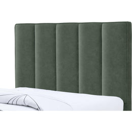 Meridian Hudson Green Vegan Leather Twin Trundle Bed