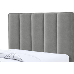 Meridian Hudson Grey Vegan Leather Twin Trundle Bed