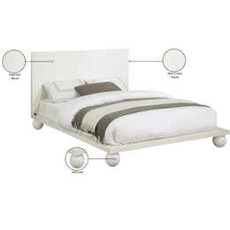 Meridian Kent Cream King Bed (3 Boxes)