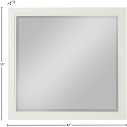 Meridian Kent Cream Mirror