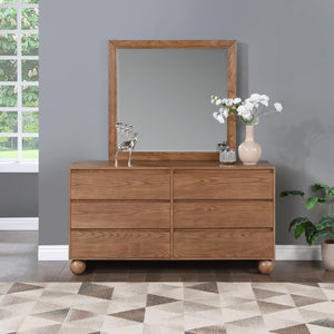 Meridian Kent Walnut Mirror