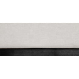 Meridian Logan Beige Linen Textured Fabric Twin Bed