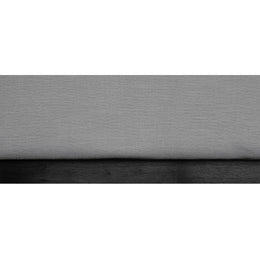 Meridian Logan Grey Linen Textured Fabric Twin Bed