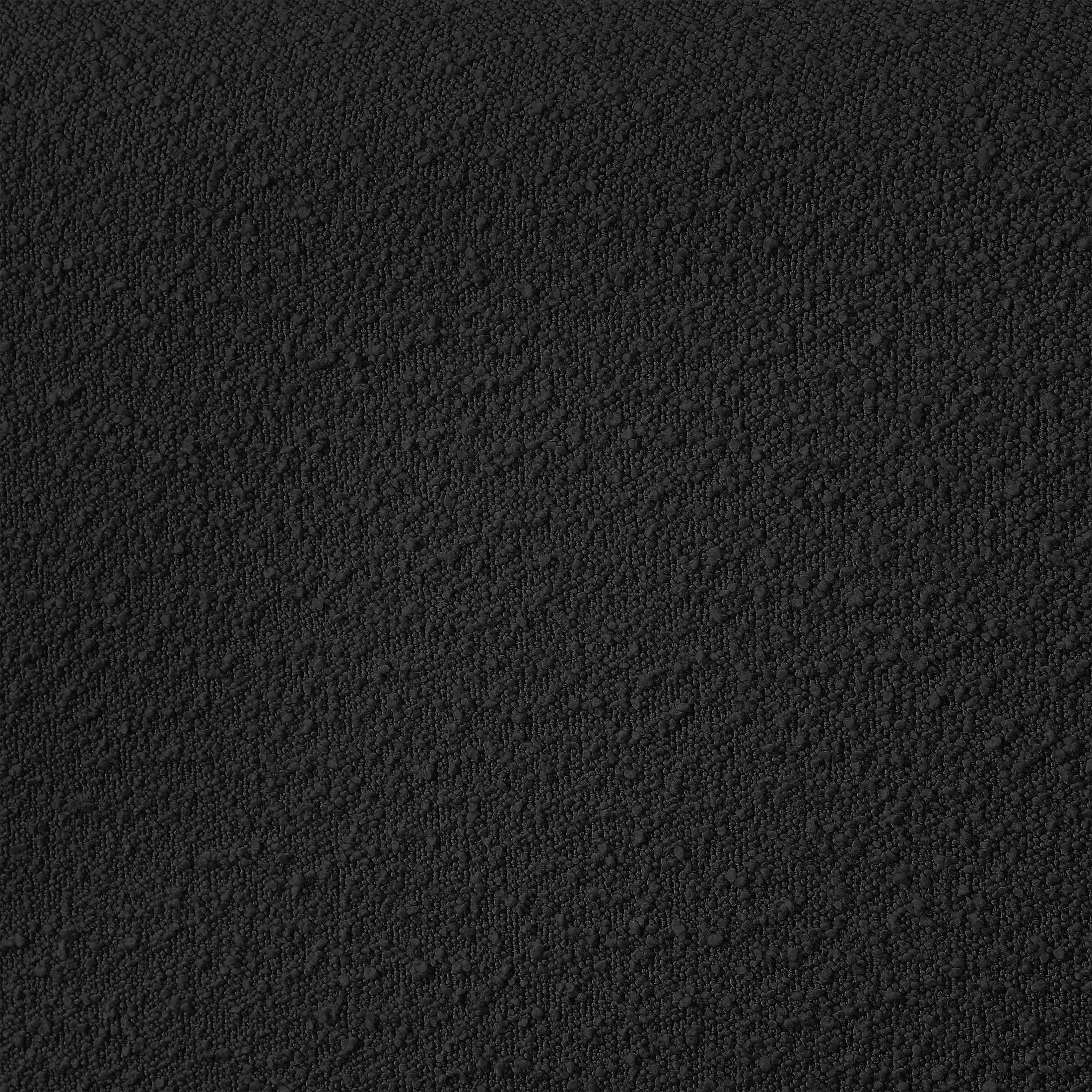 Meridian Nash Black Boucle Fabric King Bed