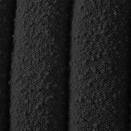 Meridian Nash Black Boucle Fabric Queen Bed