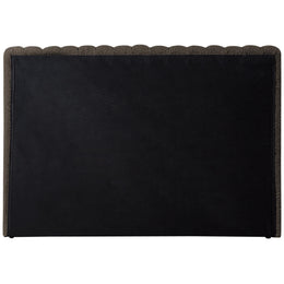 Meridian Nash Brown Boucle Fabric Twin Bed