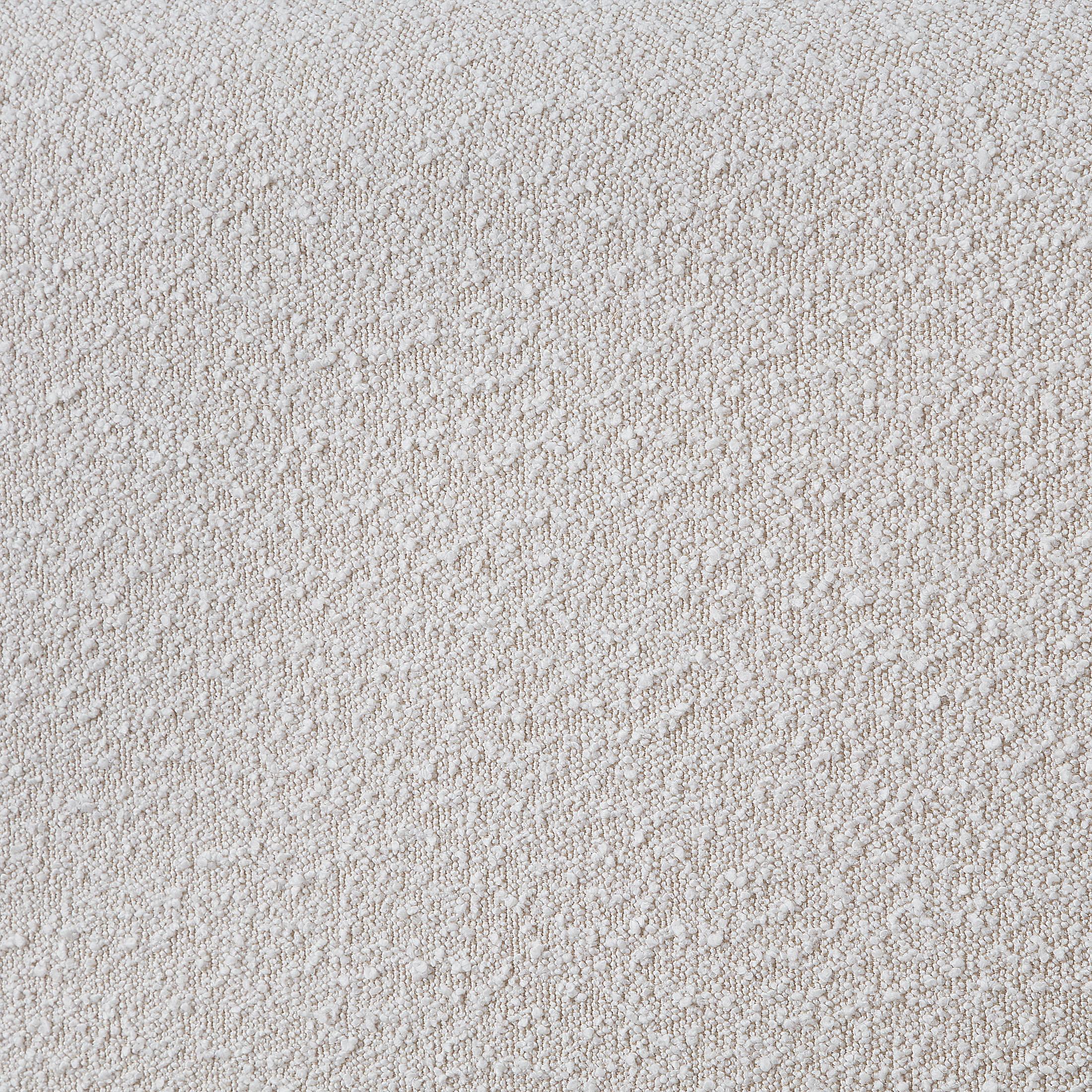 Meridian Nash Cream Boucle Fabric King Bed