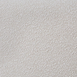 Meridian Nash Cream Boucle Fabric Queen Bed