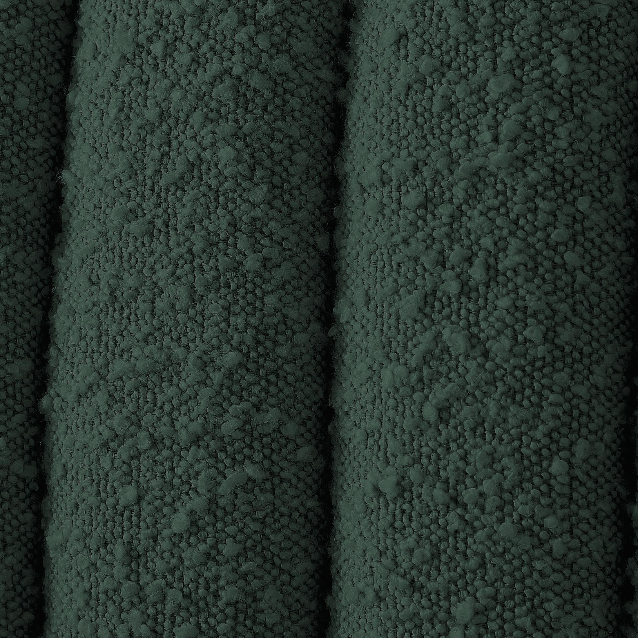 Meridian Nash Green Boucle Fabric King Bed