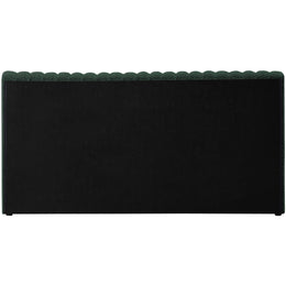 Meridian Nash Green Boucle Fabric Queen Bed