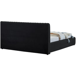Meridian Nico Black Velvet Full Bed