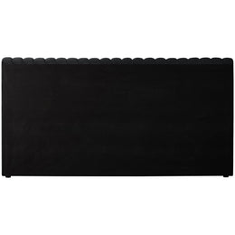 Meridian Nico Black Velvet King Bed