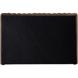 Meridian Nico Brown Velvet Twin Bed