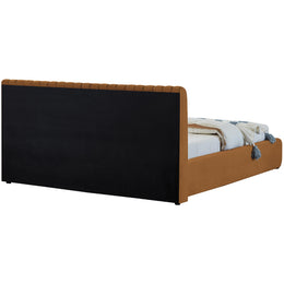 Meridian Nico Saddle Velvet Queen Bed
