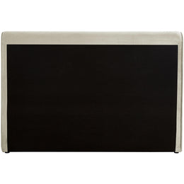 Meridian Sloan Cream Velvet Queen Bed (3 Boxes)