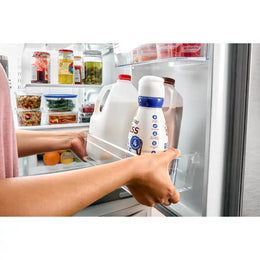 Whirlpool - 36 in. Wide 25 cu. ft. French Door Refrigerator with Two-Tier Freezer Storage - White