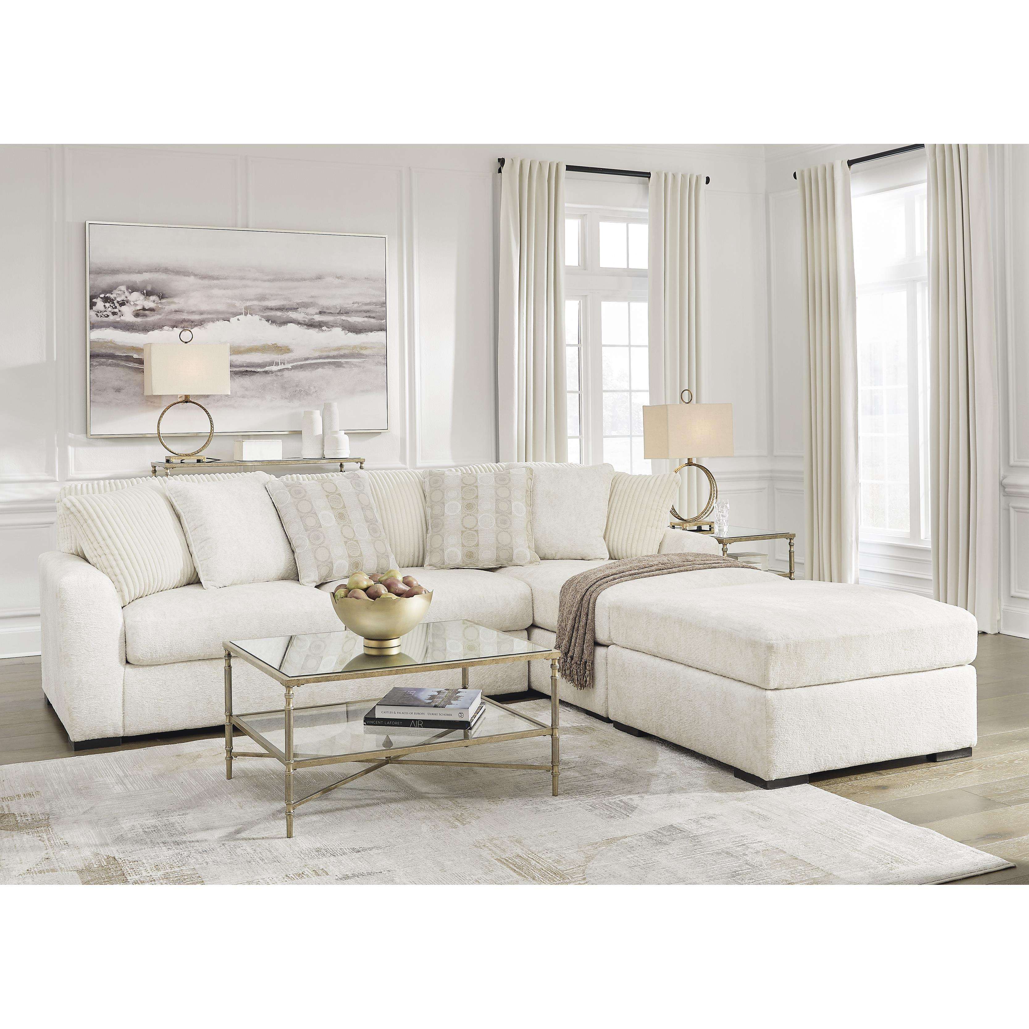 Swipe Furniture Exclusive Design Chessington Fabric Ottoman 6190408