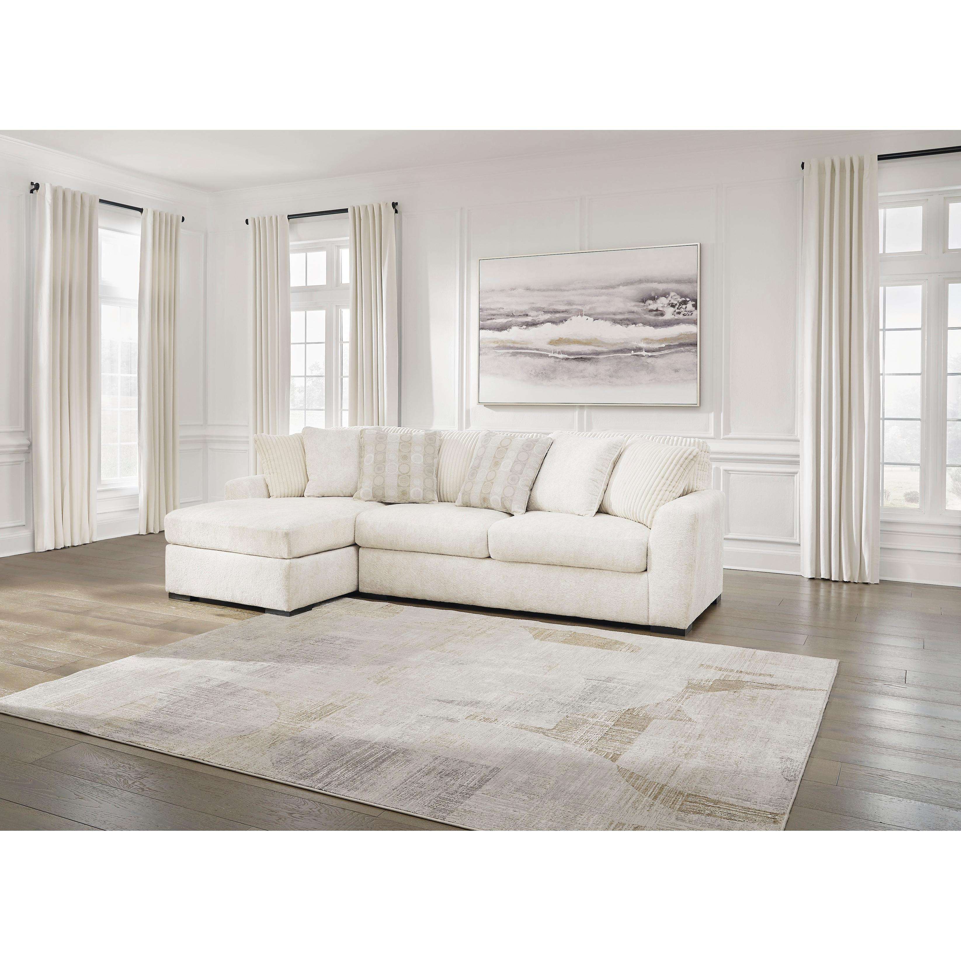 Swipe Furniture Exclusive Design Chessington Fabric 2 pc Sectional 6190416/6190467