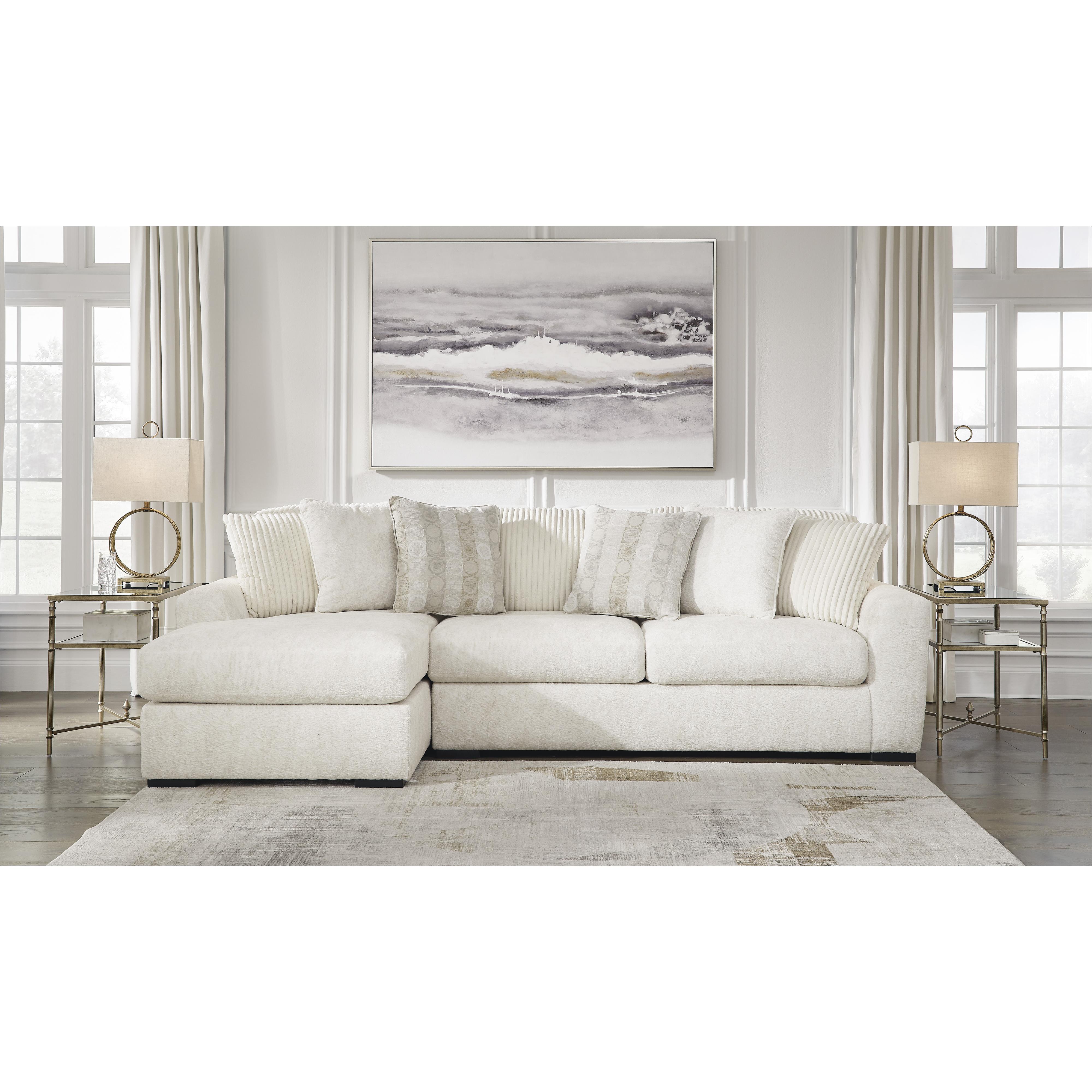 Swipe Furniture Exclusive Design Chessington Fabric 2 pc Sectional 6190416/6190467