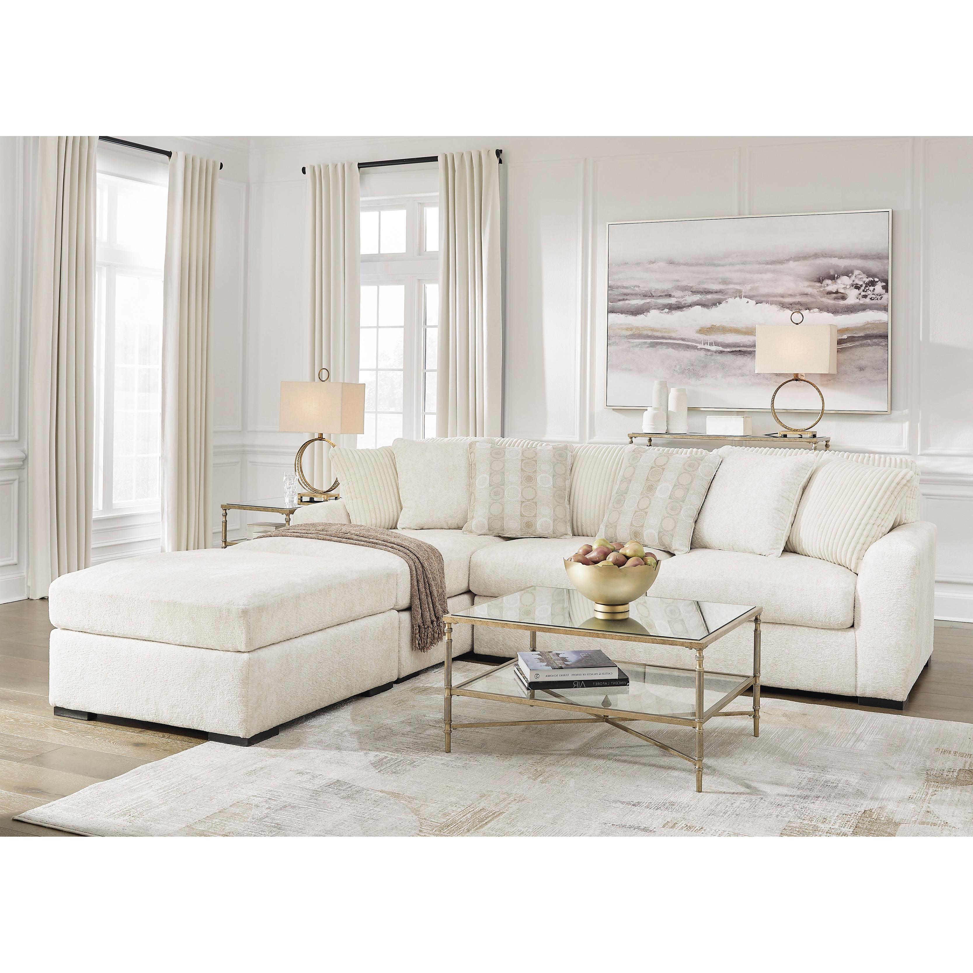 Swipe Furniture Exclusive Design Chessington Fabric 2 pc Sectional 6190416/6190467