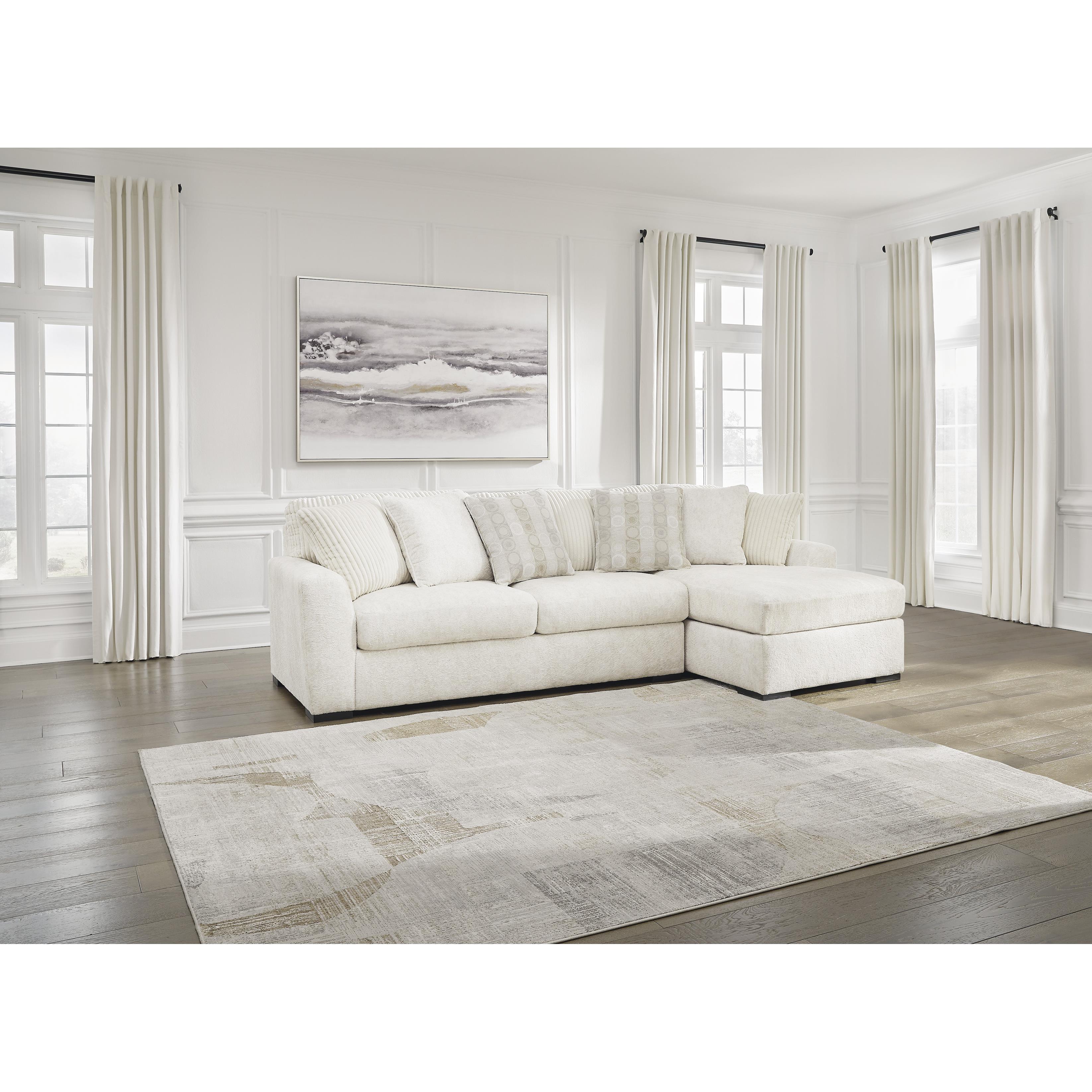 Swipe Furniture Exclusive Design Chessington Fabric 2 pc Sectional 6190466/6190417