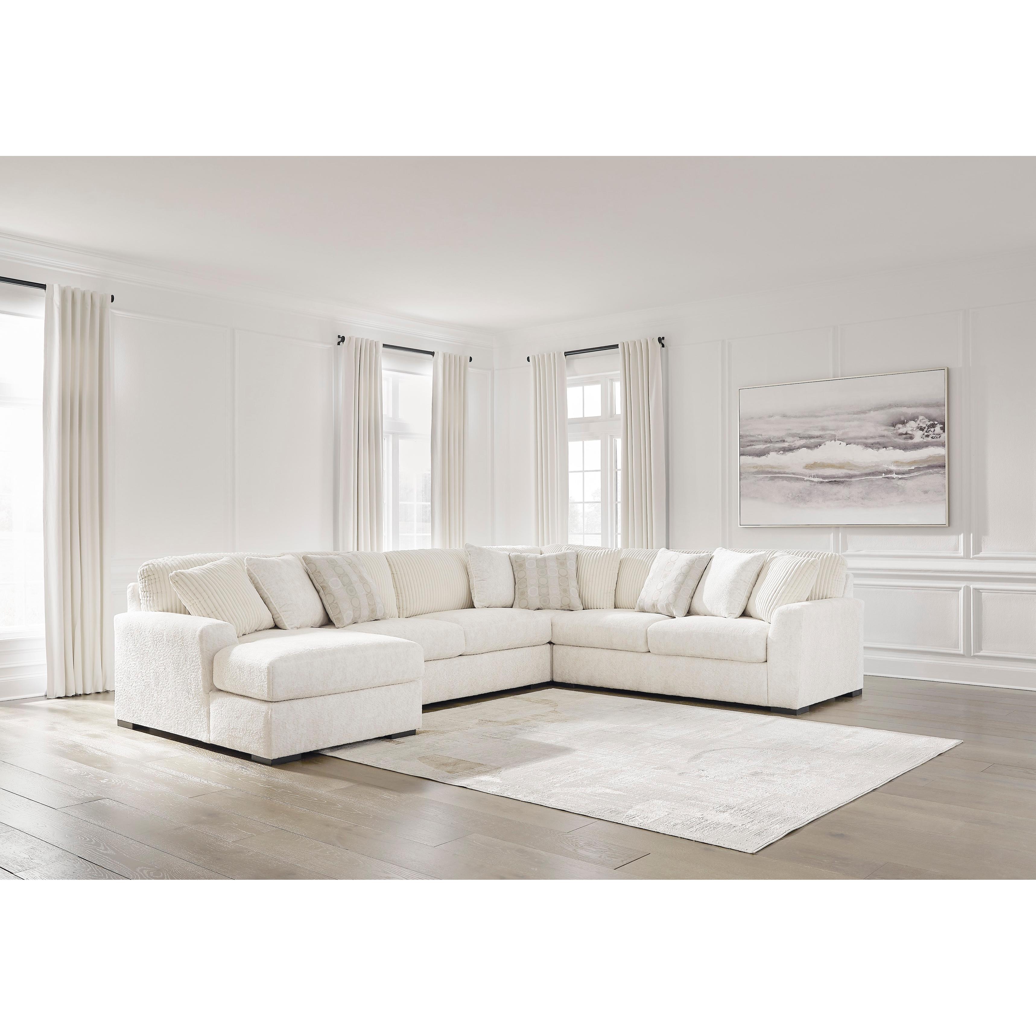 Swipe Furniture Exclusive Design Chessington Fabric 4 pc Sectional 6190416/6190434/6190477/6190467