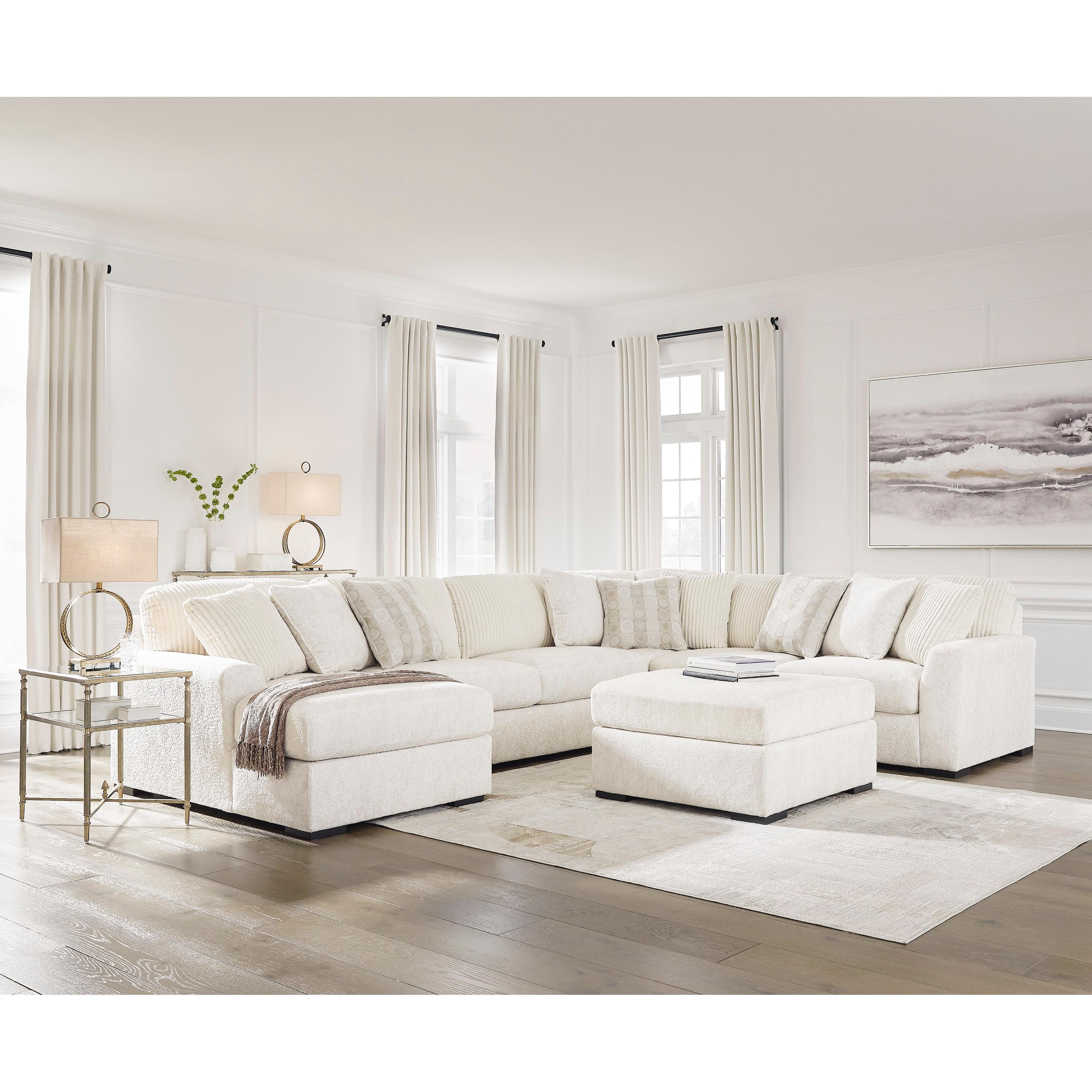 Swipe Furniture Exclusive Design Chessington Fabric 4 pc Sectional 6190416/6190434/6190477/6190467