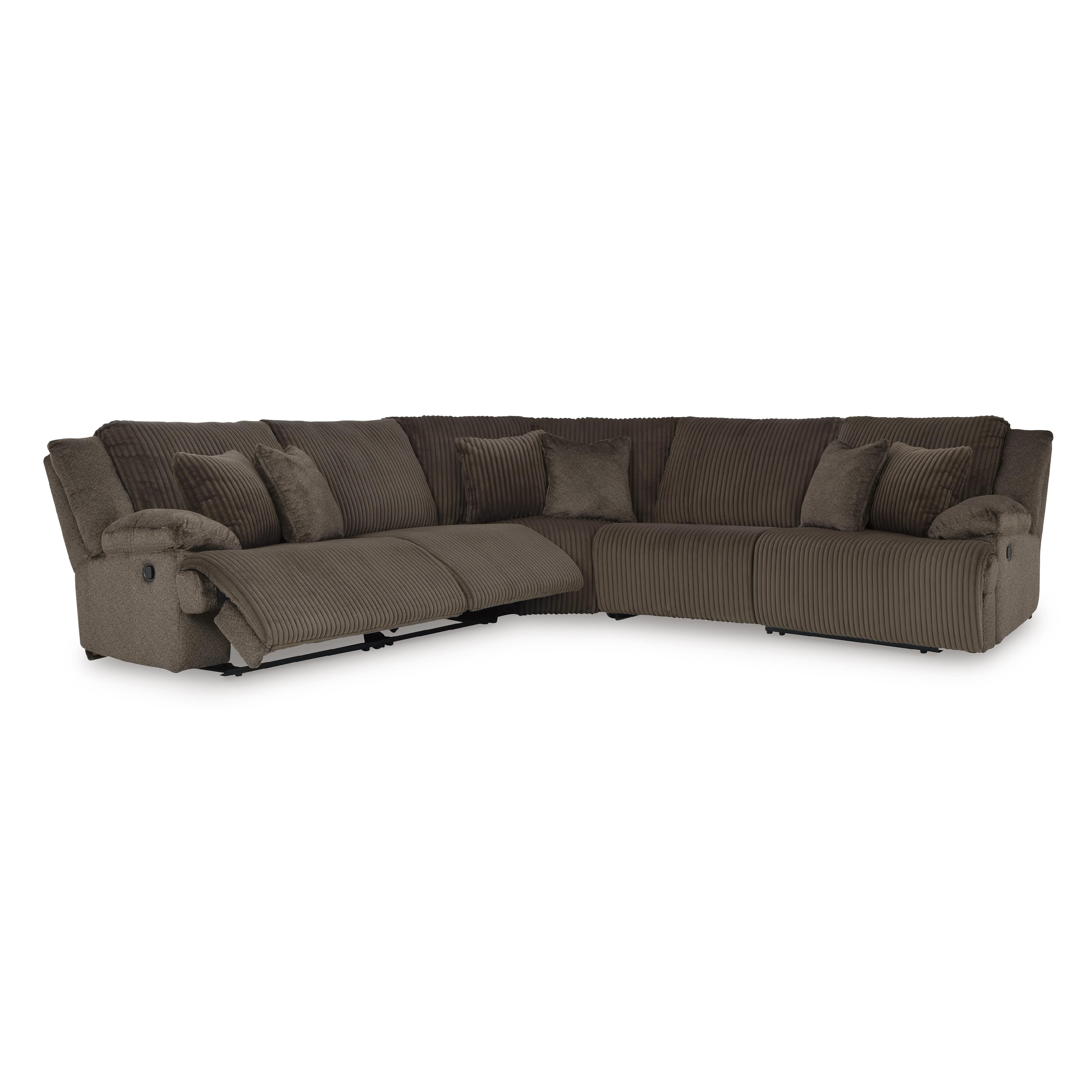 Swipe Furniture Exclusive Design Top Tier Reclining Fabric 5 pc Sectional 9270540/9270519/9270577/9270546/9270541