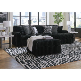 Swipe Furniture Exclusive Design Midnight-Madness Fabric Ottoman 9810308