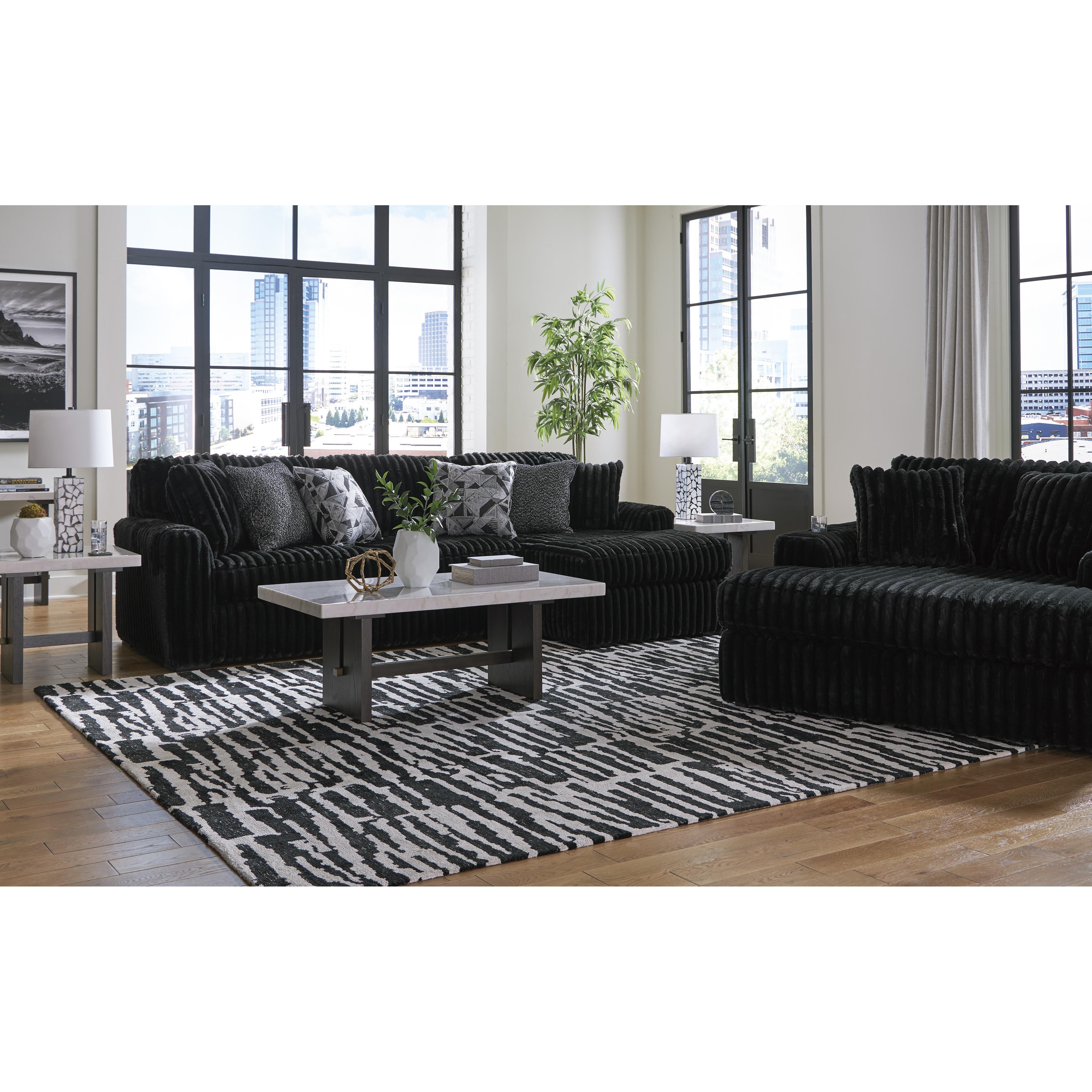 Swipe Furniture Exclusive Design Midnight-Madness Fabric Chaise 9810315