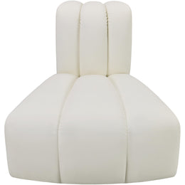 Meridian Arc Cream Vegan Leather Reverse Corner
