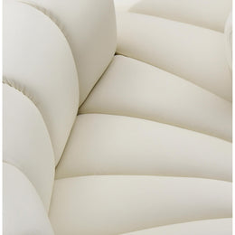 Meridian Arc Cream Vegan Leather Reverse Corner