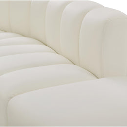 Meridian Arc Cream Vegan Leather Reverse Corner