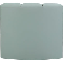 Meridian Arc Mint Green Vegan Leather Curved Corner