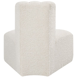 Meridian Arc Cream Boucle Fabric Reverse Corner