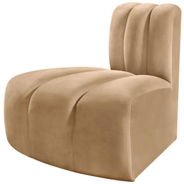 Meridian Arc Camel Velvet Reverse Corner