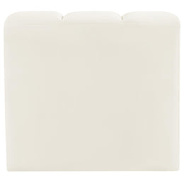 Meridian Arc Cream Velvet Curved Corner