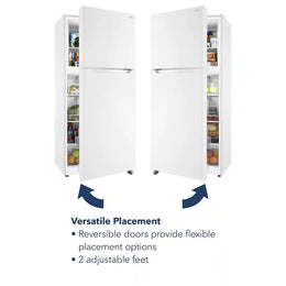 Insignia™ - 30 in. Wide 18 Cu. Ft. Top-Freezer Refrigerator with ENERGY STAR Certification - White