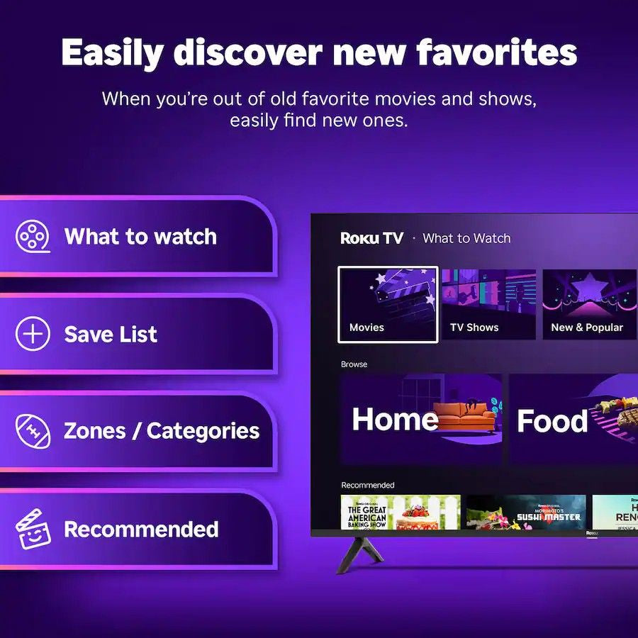 Roku - 55" Class Select Series 4K QLED Smart RokuTV (2026)