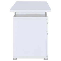 Tracy 55-inch 2-drawer Office Computer Desk Cappuccino