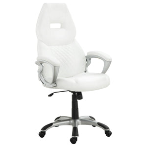 Bruce Upholstered Adjustable Home Office Desk Chair Black