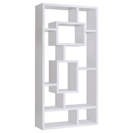 Corey 71-inch 8-shelf Bookshelf Cappuccino