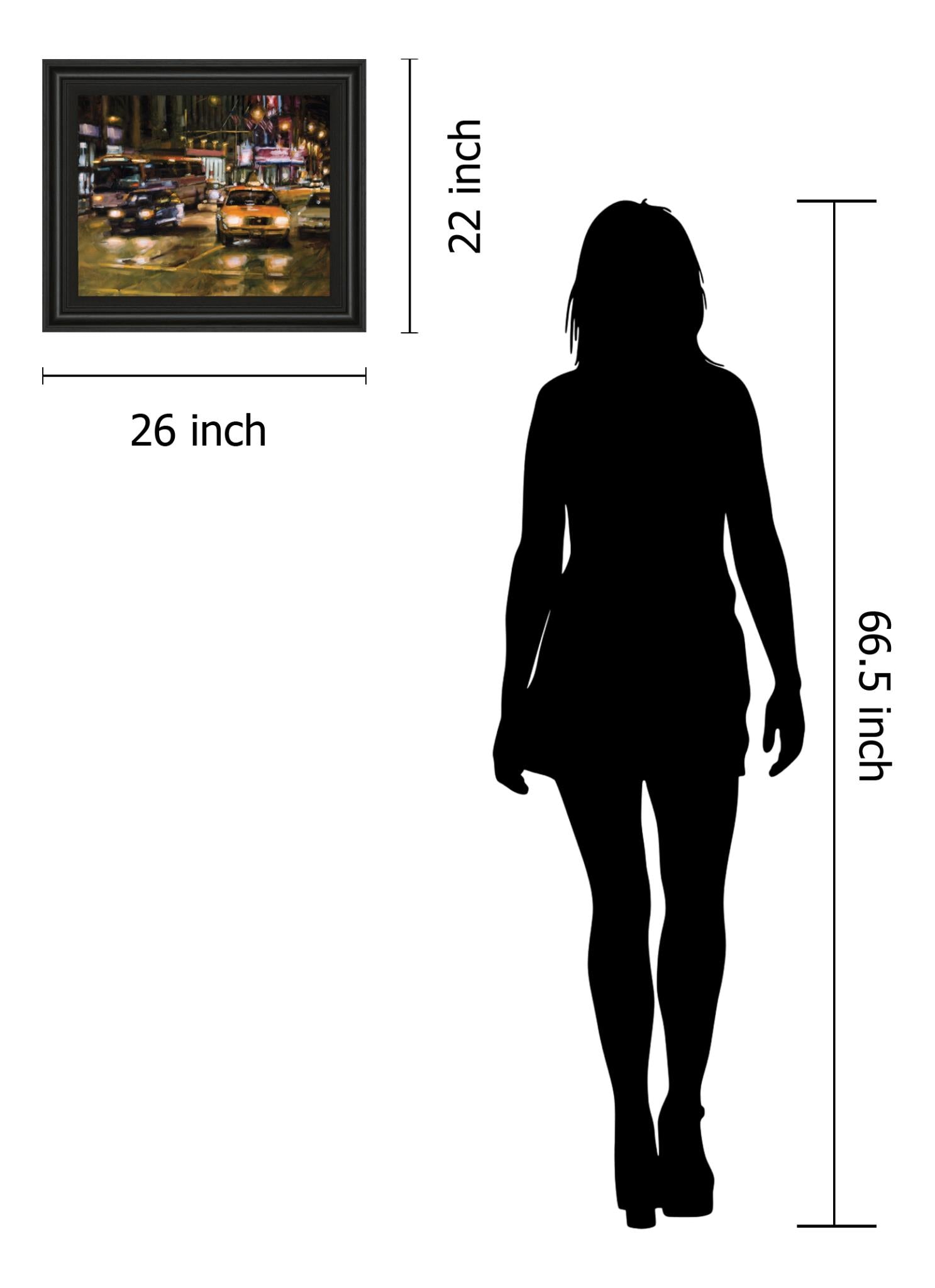 Radio City, New York City By Desmond O'Hagan 22X26 Framed Print