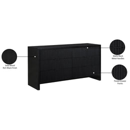 Meridian Fairfax Black Dresser