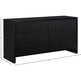 Meridian Fairfax Black Dresser