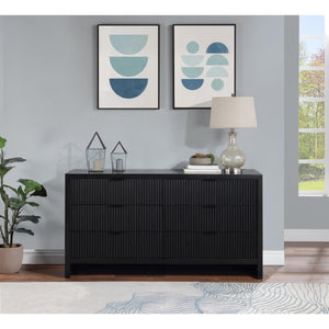 Meridian Fairfax Black Dresser