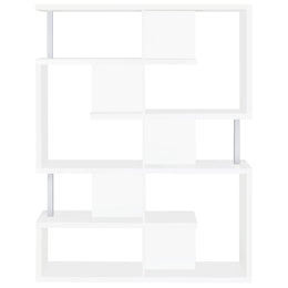 Hoover 63-inch 5-shelf Bookshelf Black