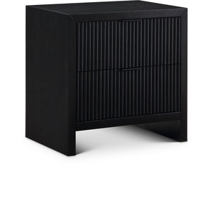 Meridian Fairfax Black Night Stand