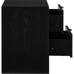 Meridian Fairfax Black Night Stand